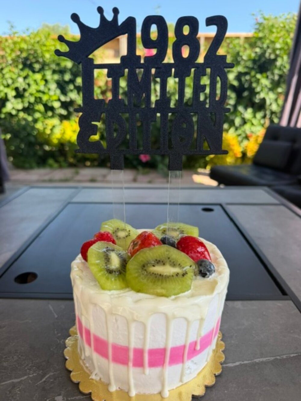 1982 Limited Edition Birthday Cake Topper